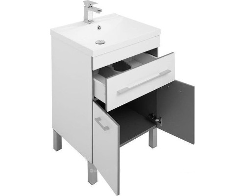 Тумба с раковиной Aquanet Верона 58 213028 Белая
