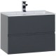 Тумба под раковину Aquanet Алвита 70 183992 подвесная Серый антрацит