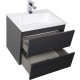 Тумба под раковину Aquanet Алвита 70 183992 подвесная Серый антрацит