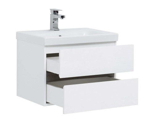 Тумба под раковину Aquanet Беркли 60 254289 подвесная Белый Дуб рошелье
