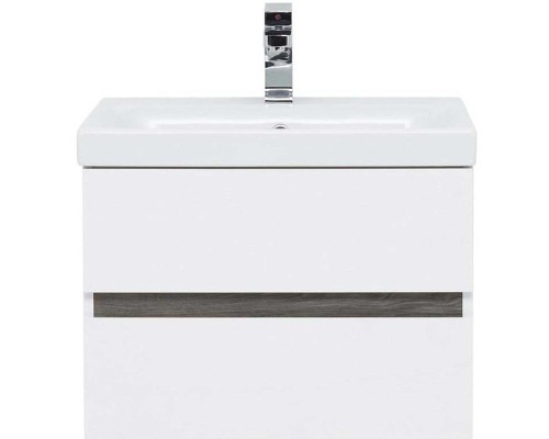 Тумба под раковину Aquanet Беркли 60 254289 подвесная Белый Дуб рошелье
