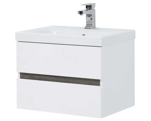 Тумба под раковину Aquanet Беркли 60 254289 подвесная Белый Дуб рошелье