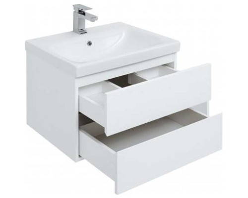 Тумба под раковину Aquanet Беркли 60 254289 подвесная Белый Дуб рошелье