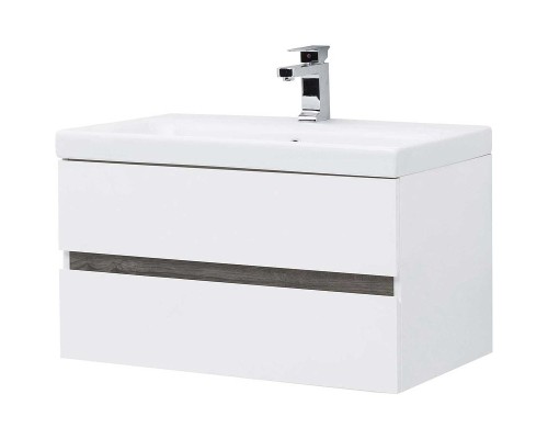 Тумба под раковину Aquanet Беркли 80 254290 подвесная Белый Дуб рошелье