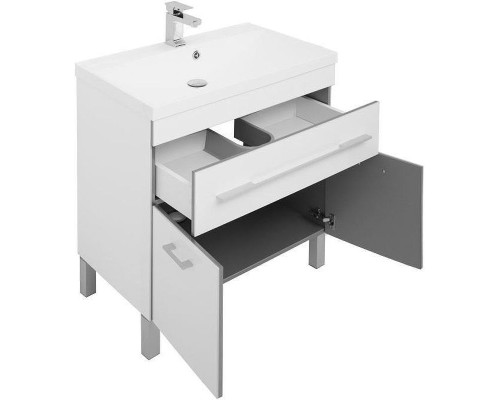 Тумба с раковиной Aquanet Верона 75 213031 Белая