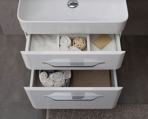 Тумба с раковиной Aquanet Виченца 60 212665 Белая