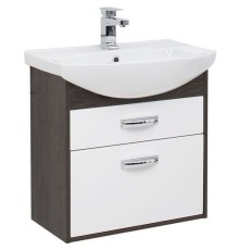 Тумба с раковиной Aquanet Грейс 65 212652 подвесная Дуб кантенбери Белая