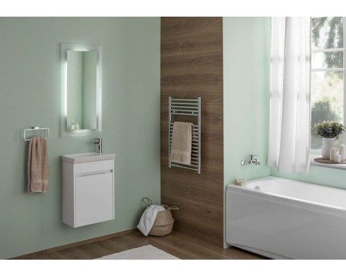 Тумба с раковиной Aquanet Дувр 45 213041 подвесная Белая