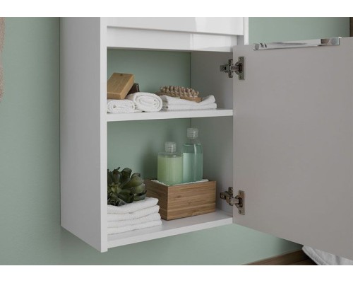 Тумба с раковиной Aquanet Дувр 45 213041 подвесная Белая