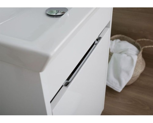 Тумба с раковиной Aquanet Дувр 45 213041 подвесная Белая