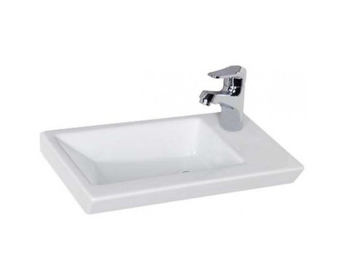 Тумба с раковиной Aquanet Дувр 45 213041 подвесная Белая