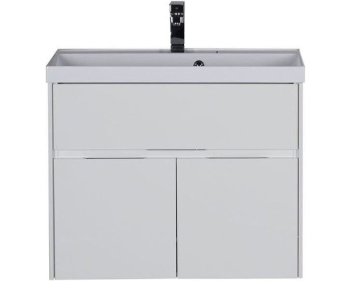 Тумба с раковиной Aquanet Латина 90 212933 подвесная Белая