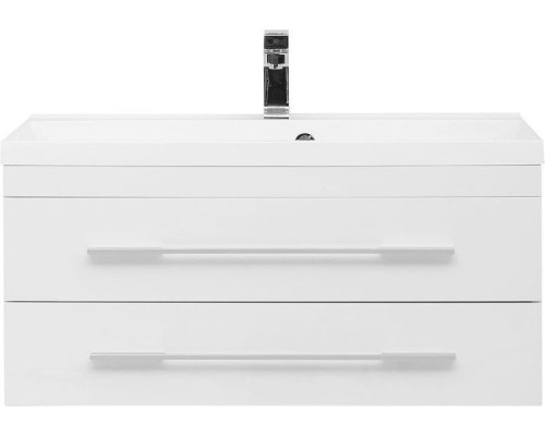 Тумба с раковиной Aquanet Нота 100 212860 подвесная Белая