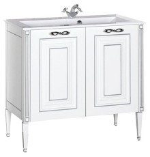 Тумба с раковиной Aquanet Паола 90 213016 Белая