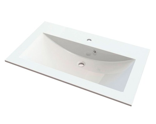 Тумба с раковиной Aquanet Паола 90 213016 Белая