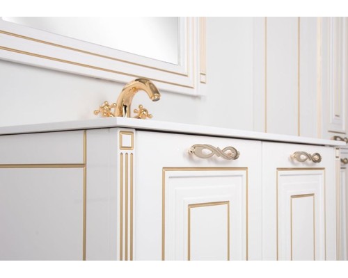 Тумба с раковиной Aquanet Паола 90 212621 Белая