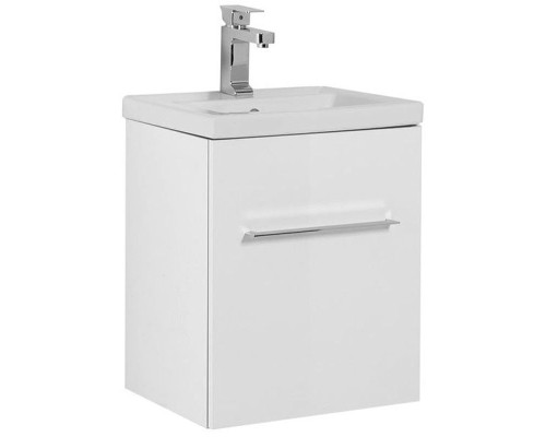 Тумба с раковиной Aquanet Порто 50 212575 подвесная Белая