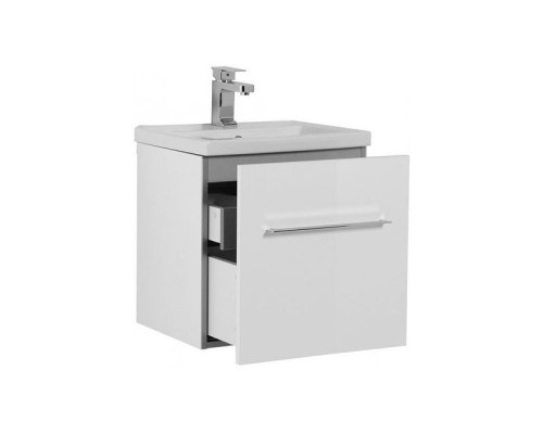 Тумба с раковиной Aquanet Порто 50 212575 подвесная Белая