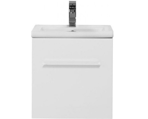Тумба с раковиной Aquanet Порто 50 212575 подвесная Белая