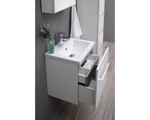 Тумба с раковиной Aquanet Порто 50 212575 подвесная Белая