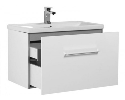 Тумба с раковиной Aquanet Порто 80 212577 подвесная Белая