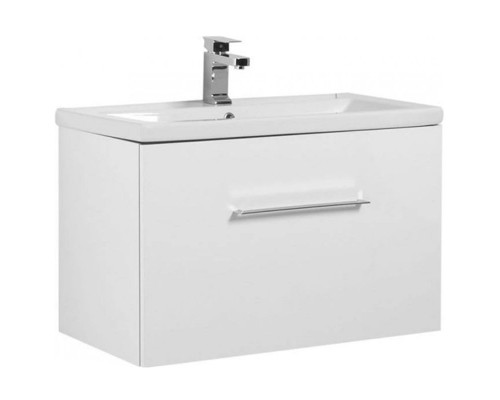 Тумба с раковиной Aquanet Порто 80 212577 подвесная Белая