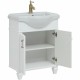 Тумба с раковиной Aquanet Валенса New Классик 65 273540 Белая матовая