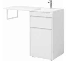 Тумба с раковиной Aquanet Токио 110 R 239299 Белая