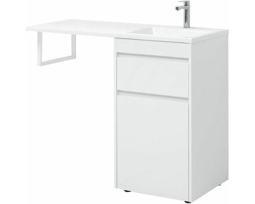 Тумба с раковиной Aquanet Токио 110 R 239299 Белая