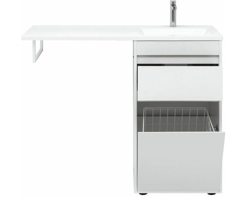 Тумба с раковиной Aquanet Токио 110 R 239299 Белая