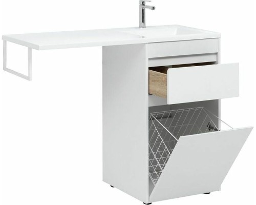 Тумба с раковиной Aquanet Токио 110 R 239299 Белая