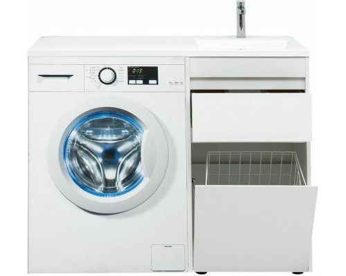 Тумба с раковиной Aquanet Токио 110 R 239299 Белая