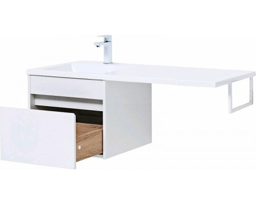 Тумба с раковиной Aquanet Токио 110 L 239208 подвесная Белая