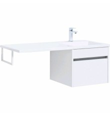 Тумба с раковиной Aquanet Токио 110 R 239209 подвесная Белая