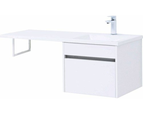 Тумба с раковиной Aquanet Токио 110 R 239209 подвесная Белая
