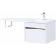 Тумба с раковиной Aquanet Токио 110 R 239209 подвесная Белая
