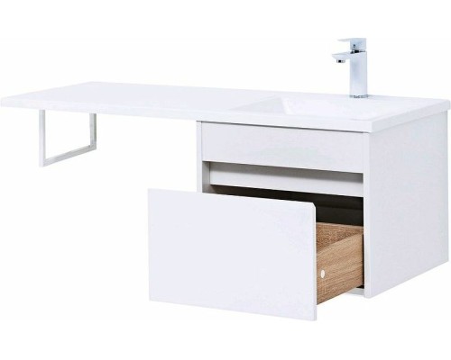 Тумба с раковиной Aquanet Токио 110 R 239209 подвесная Белая