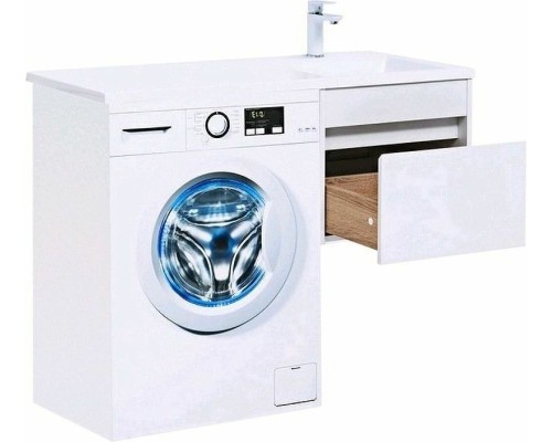 Тумба с раковиной Aquanet Токио 110 R 239209 подвесная Белая