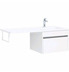 Тумба с раковиной Aquanet Токио 120 R 239213 подвесная Белая