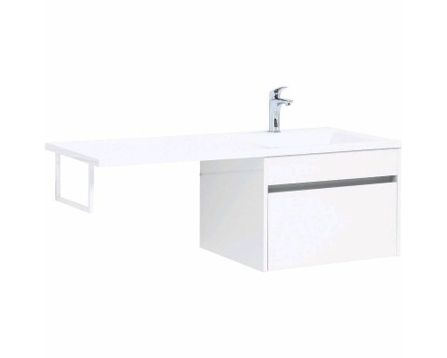 Тумба с раковиной Aquanet Токио 120 R 239213 подвесная Белая