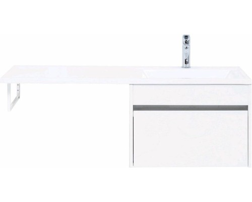 Тумба с раковиной Aquanet Токио 120 R 239213 подвесная Белая