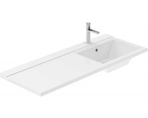 Тумба с раковиной Aquanet Токио 120 R 239213 подвесная Белая