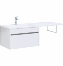 Тумба с раковиной Aquanet Токио 130 L 239217 подвесная Белая