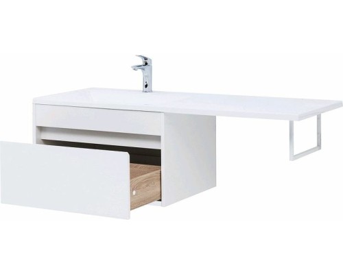 Тумба с раковиной Aquanet Токио 130 L 239217 подвесная Белая