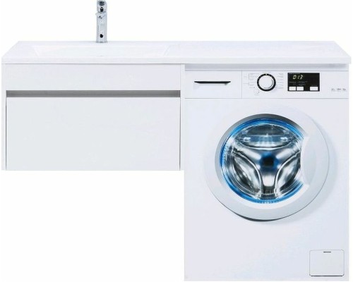 Тумба с раковиной Aquanet Токио 130 L 239217 подвесная Белая