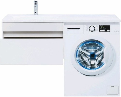 Тумба с раковиной Aquanet Токио 130 L 239217 подвесная Белая