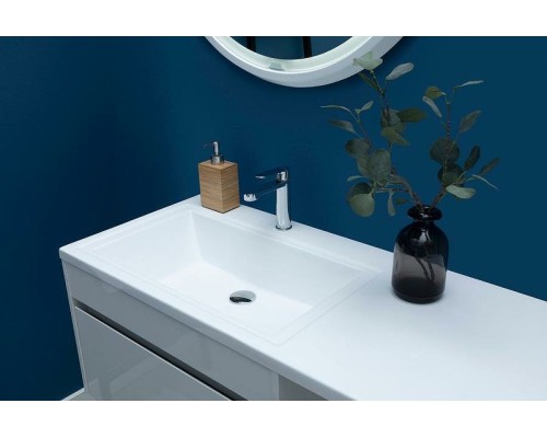 Тумба с раковиной Aquanet Токио 130 L 239217 подвесная Белая