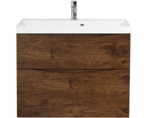 Тумба под раковину BelBagno Marino 80 MARINO-H60-800-2C-SO-RW-P подвесная Rovere Moro