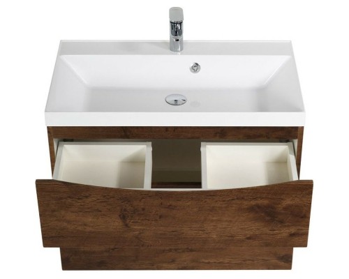 Тумба под раковину BelBagno Marino 80 MARINO-H60-800-2C-SO-RW-P подвесная Rovere Moro