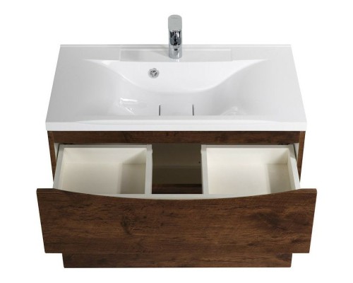 Тумба под раковину BelBagno Marino 80 MARINO-H60-800-2C-SO-RW-P подвесная Rovere Moro